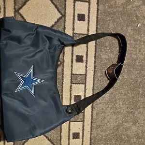 NFL Blue and Black Shoulder Bag